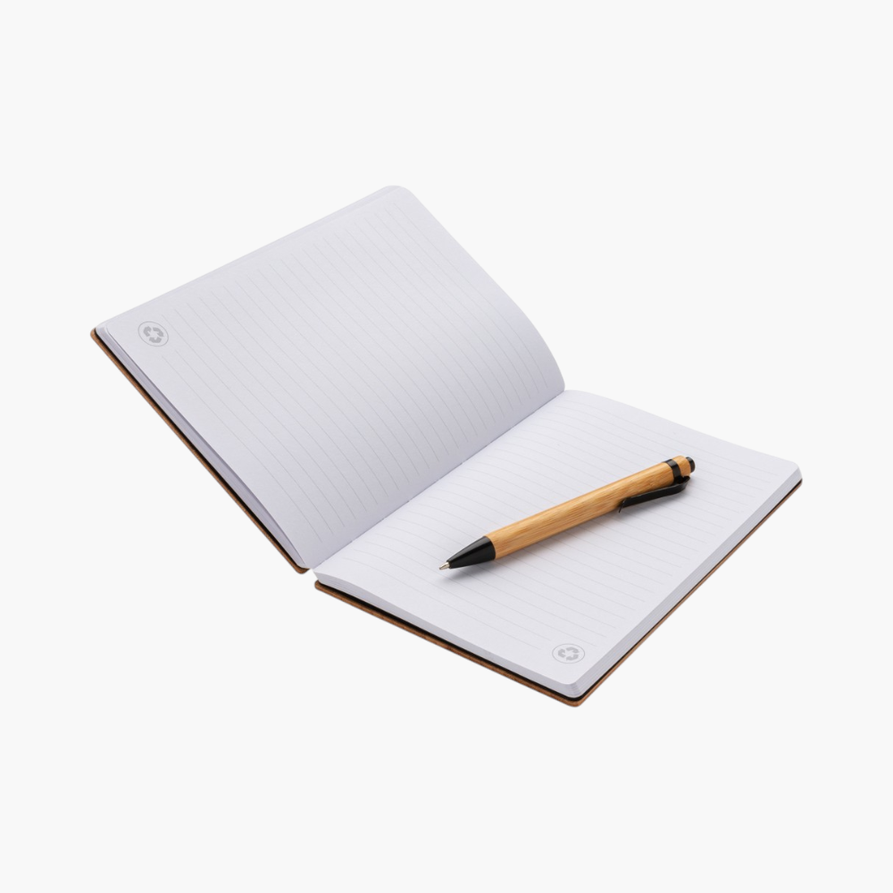 PDP - a5bamboonotebookpenset square #F8F8F8 background
