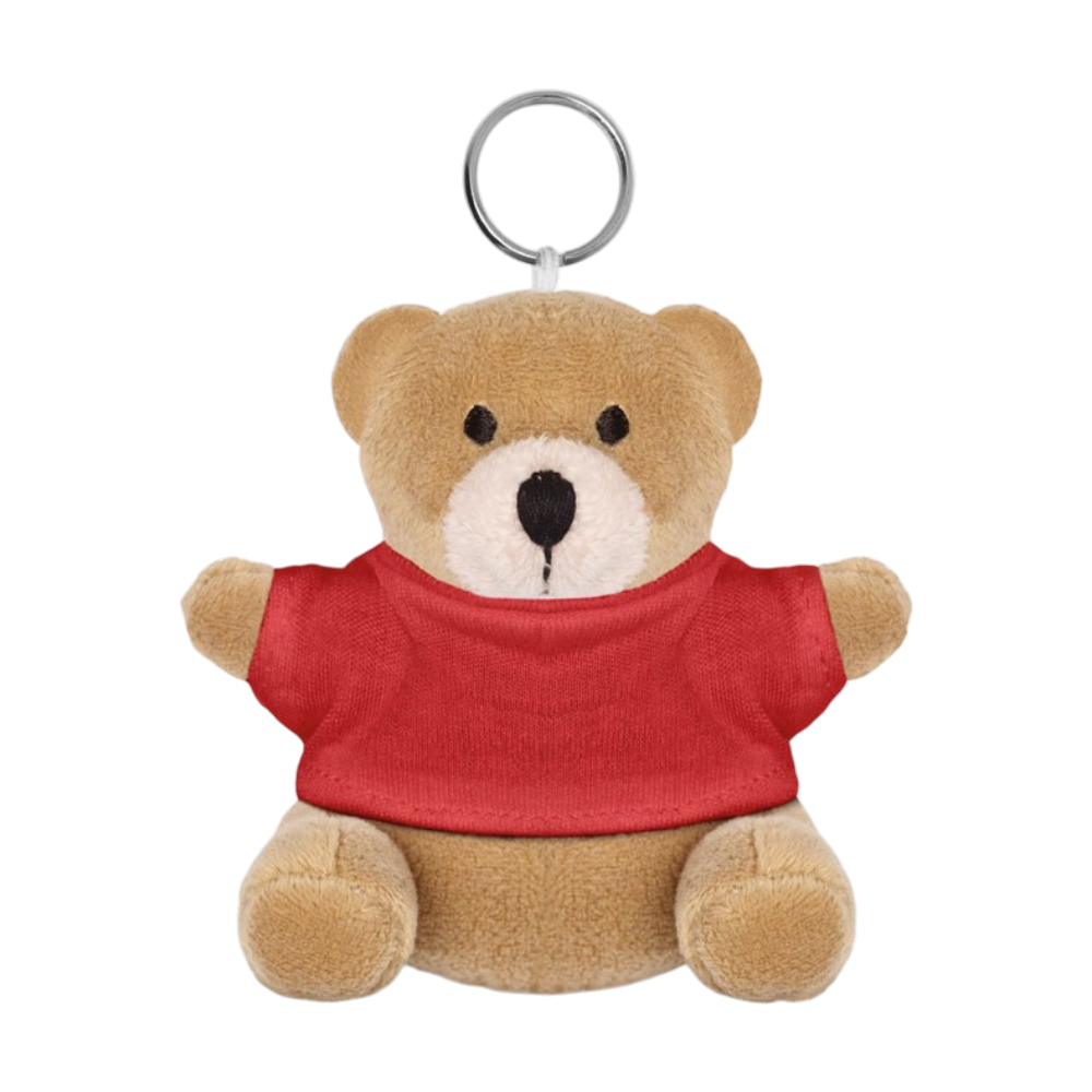 ICON - nilteddybearkeyring red