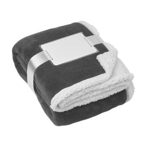 ICON - zermattblanketcoralfleecesherpa grey