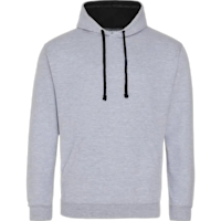 ICON - varsityhoodiejusthoods heather_grey_jet_black