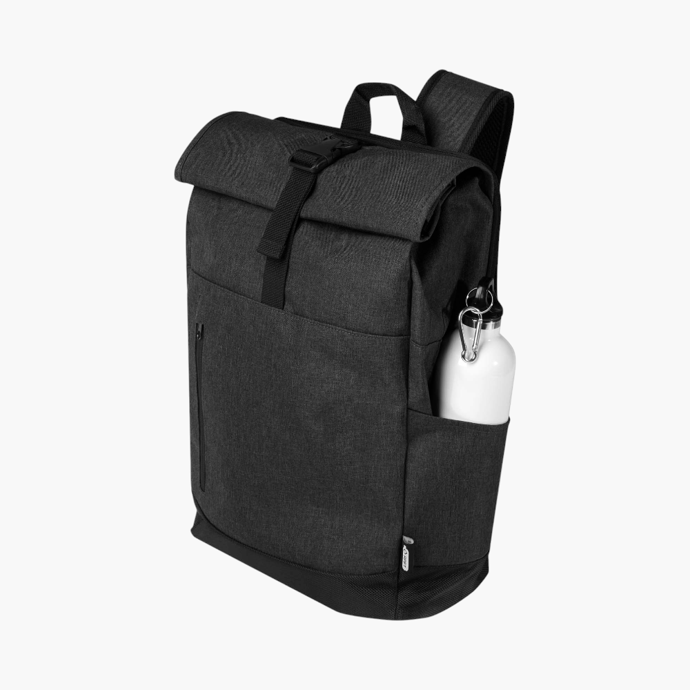 PDP - hoss156grsrecycledrolluplaptopbackpack12l square #F8F8F8 background