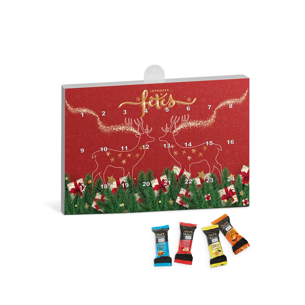 Premium Gift Advent Calendar Eco with Hello Mini Sticks PLP