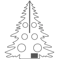 35 x 25 mm - Tree