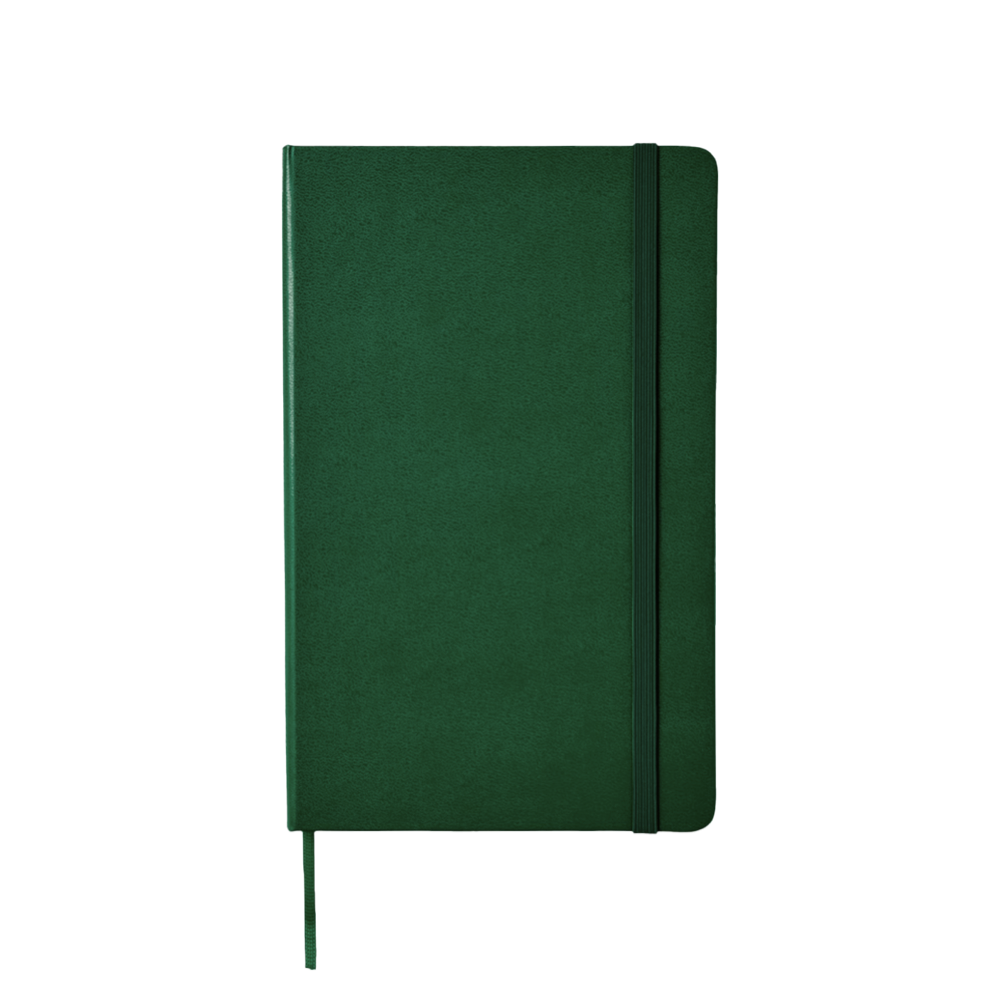 Moleskine Classic L hard cover notebook dark green