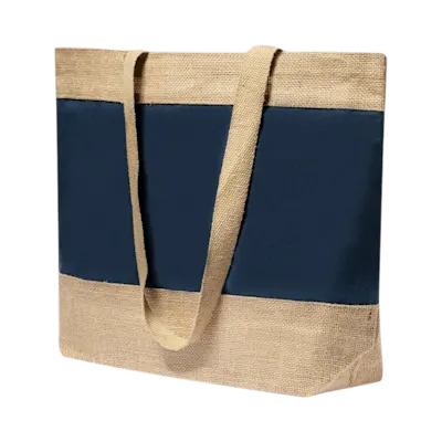 Borsa in Juta e Cotone Laminata Raxnal
