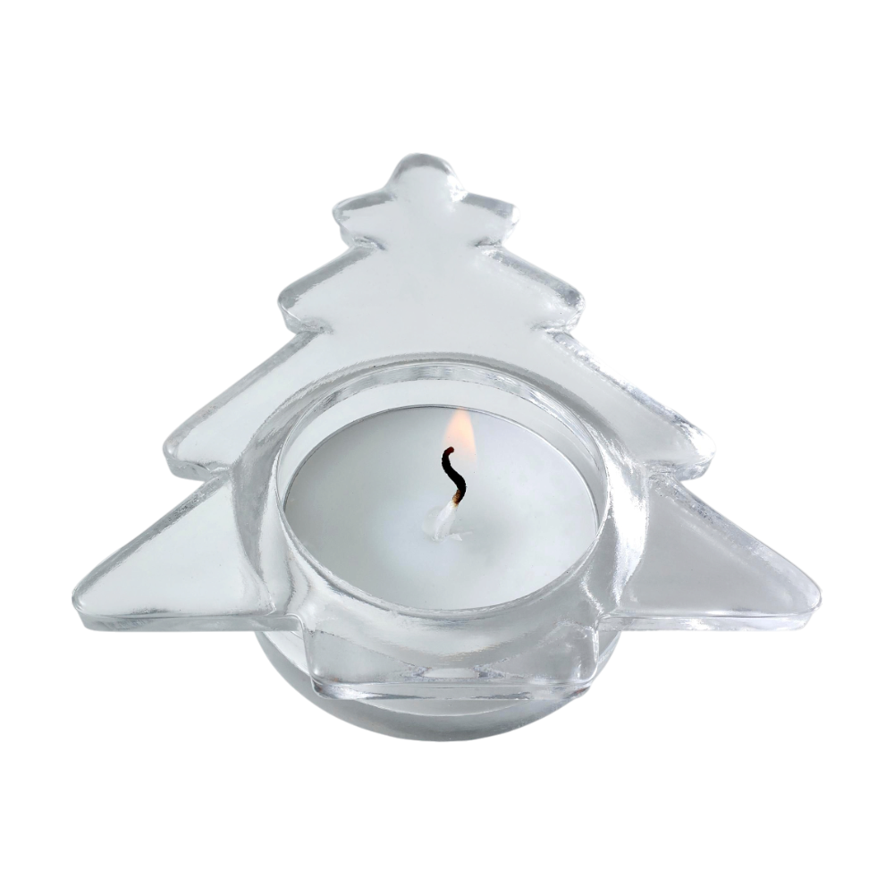 Glass tealight holder casey