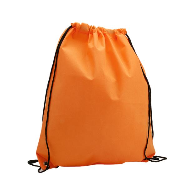 drawstring bag nonwoven color orange
