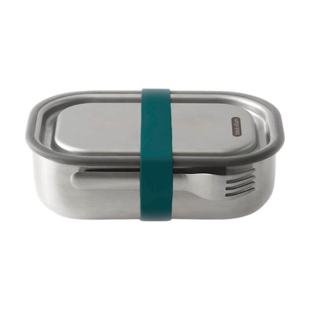 ICON - blackblumstainlesssteellunchboxlarge turquoise