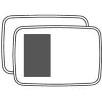 50x80 mm - Couvercle gauche