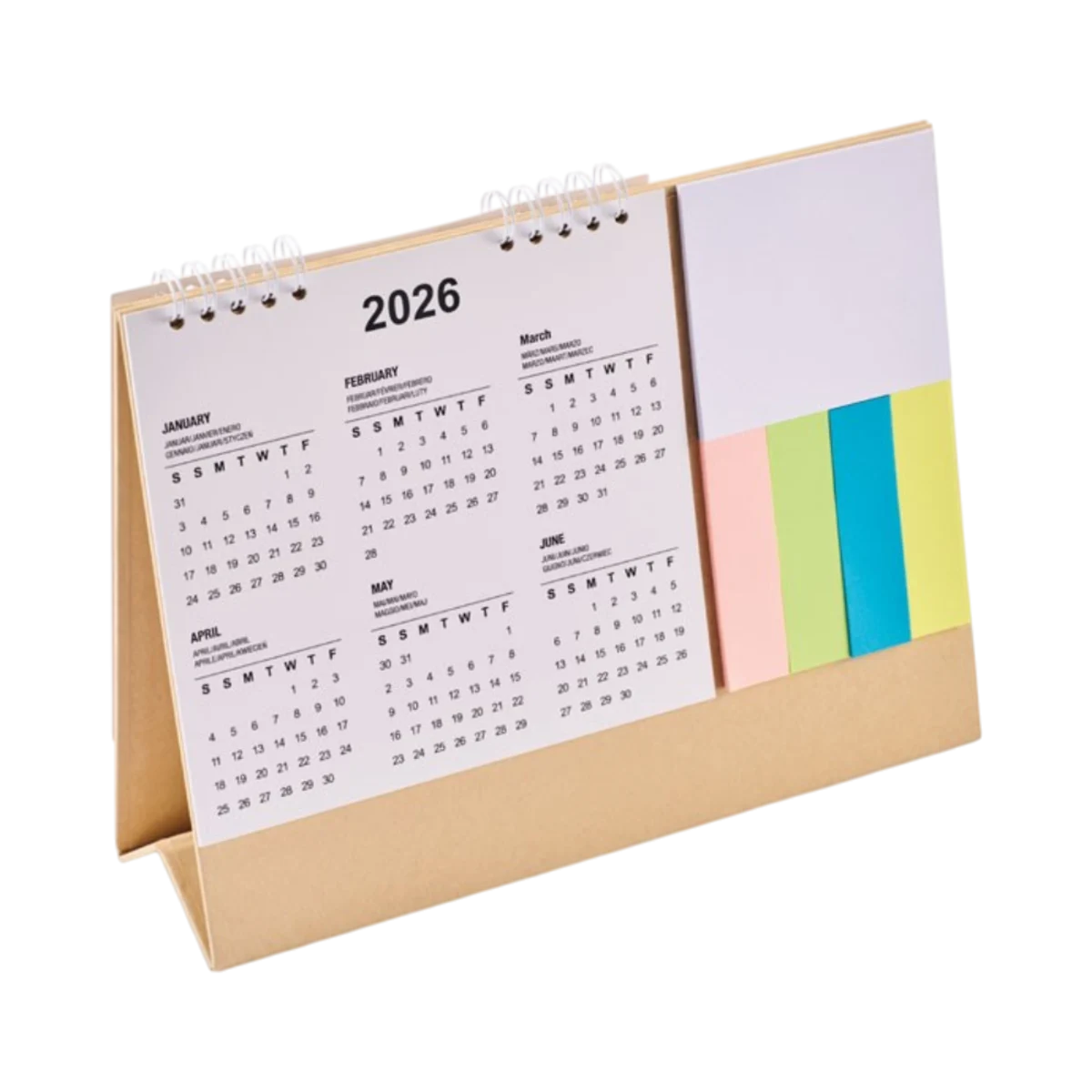 Recycled Paper Desk Calendar main image
