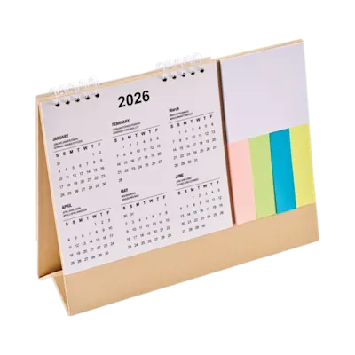 Recycled Paper Desk Calendar