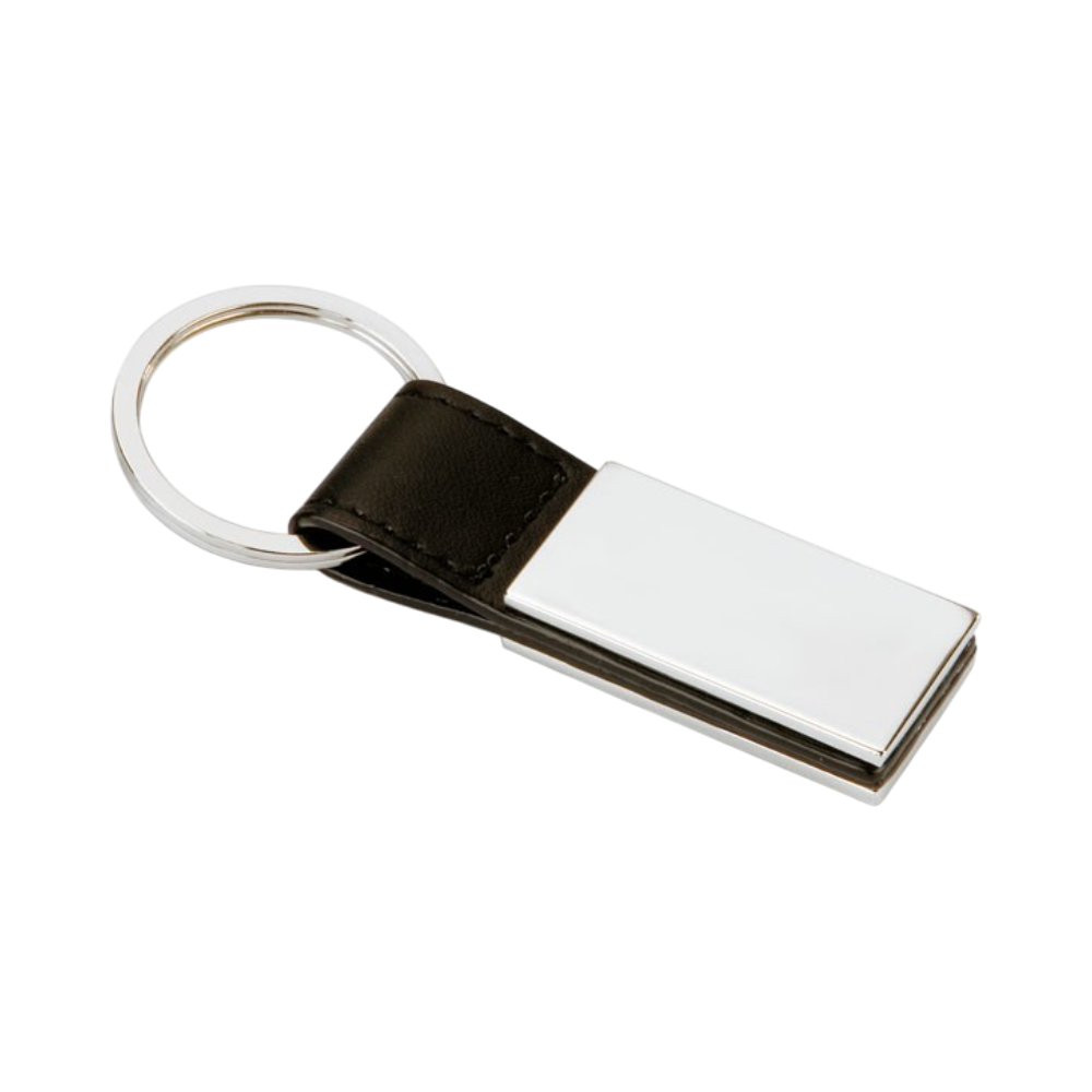 PU and Metal Key Ring | HelloPrint