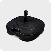 Black parasol base