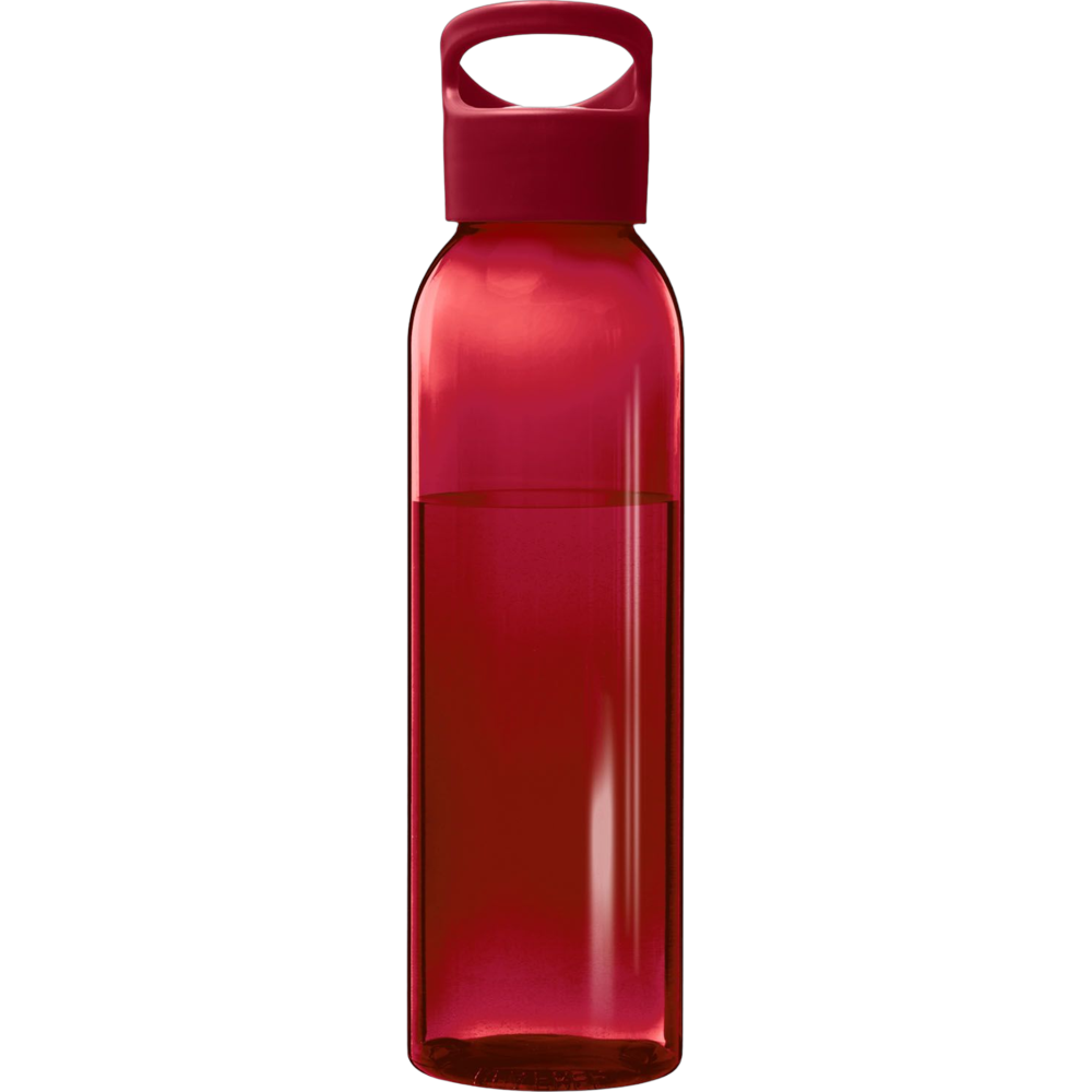 sky650mlrecycledplasticwaterbottle red