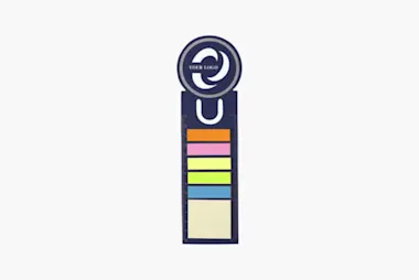 Cardbaord Lesezeichen mit Sticky Notes