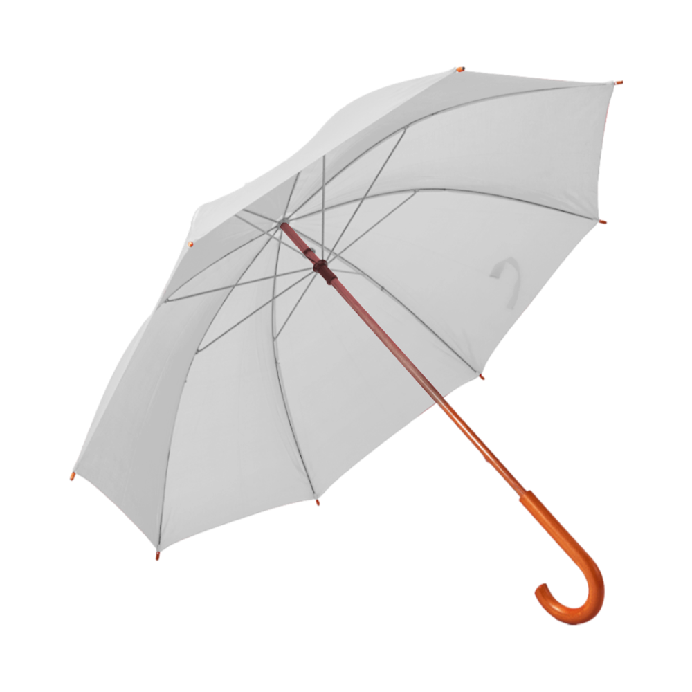 umbrellacurvedwoodp190t white