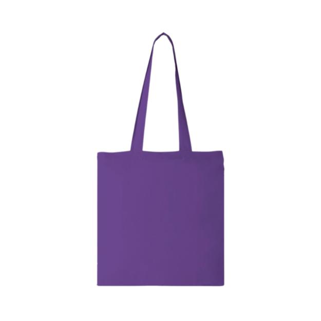 Carolina 100 gsm cotton tote bag 7L lavender