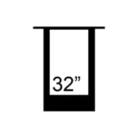 32" - Verticale