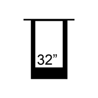 32" - Vertical