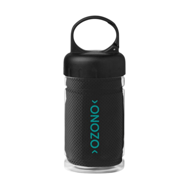 PDP - coolingtowelinpetbottle square #F8F8F8 background
