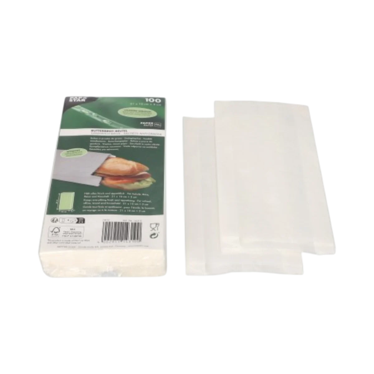 Immagine principale di Carta Antigrasso per Panini 21 x 10 x 3 cm