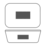 Lid Center 80 x 40 mm | On the Side 60 x 25 mm