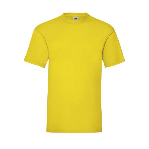 Budget Unisex Classic Fit Round Neck T-shirt ICON yellow