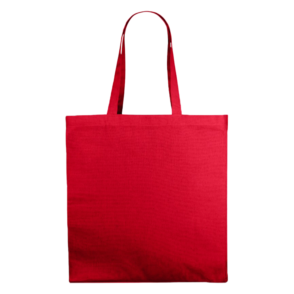 m² cotton tote bag 13L red