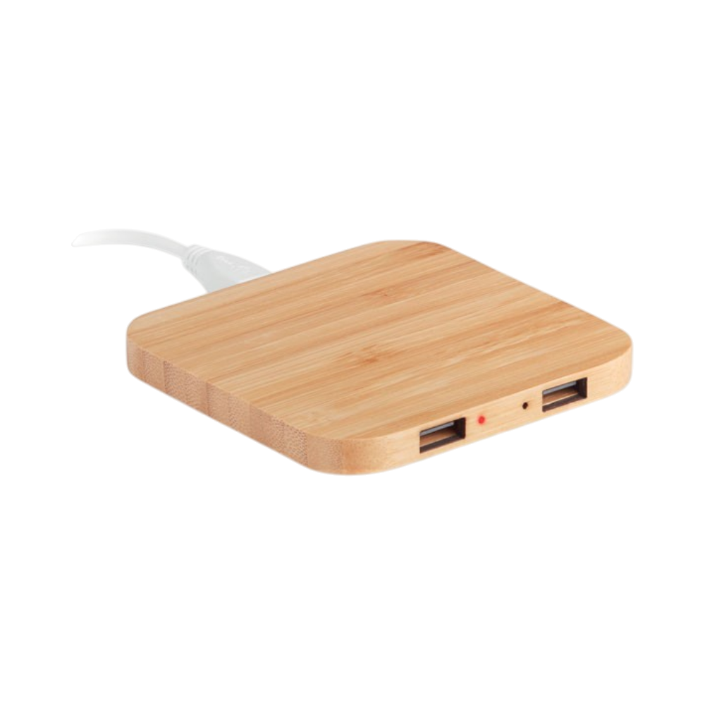 PDP - cuadrobamboowirelesschargepad5w square #00000000 background