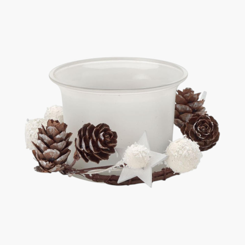 PDP - bougiechristmascandleholder square #F8F8F8 background