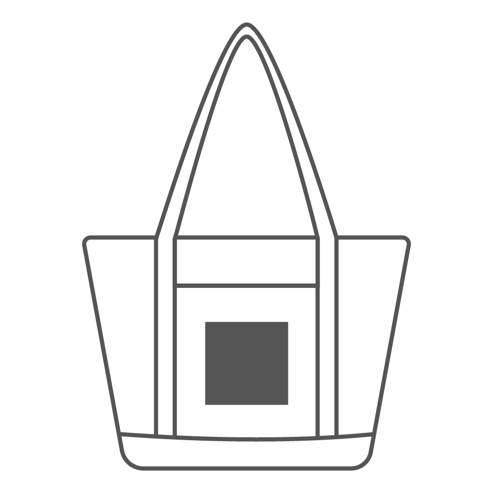 ICON repose10ozrecycledcottonboattotefront