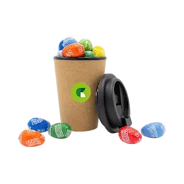Mug de voyage avec les œufs de Pâques de Tony