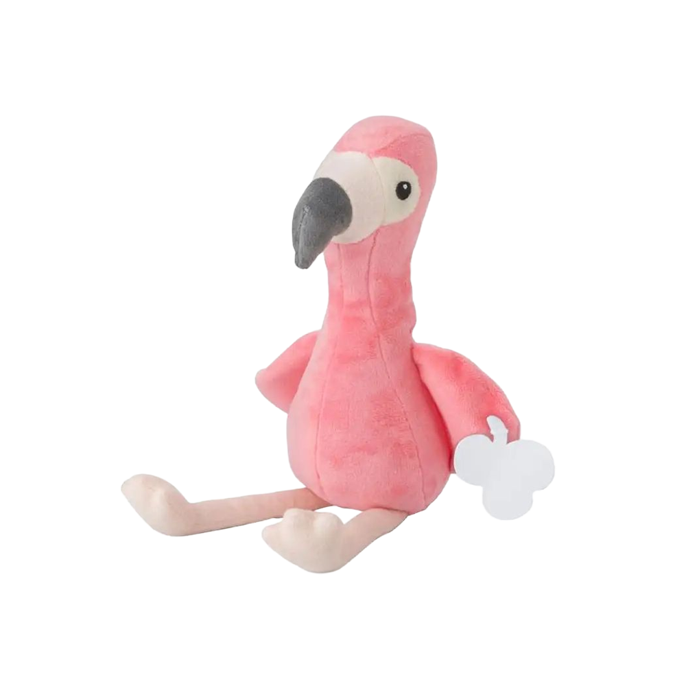 Custom Plush Flamingo - side view