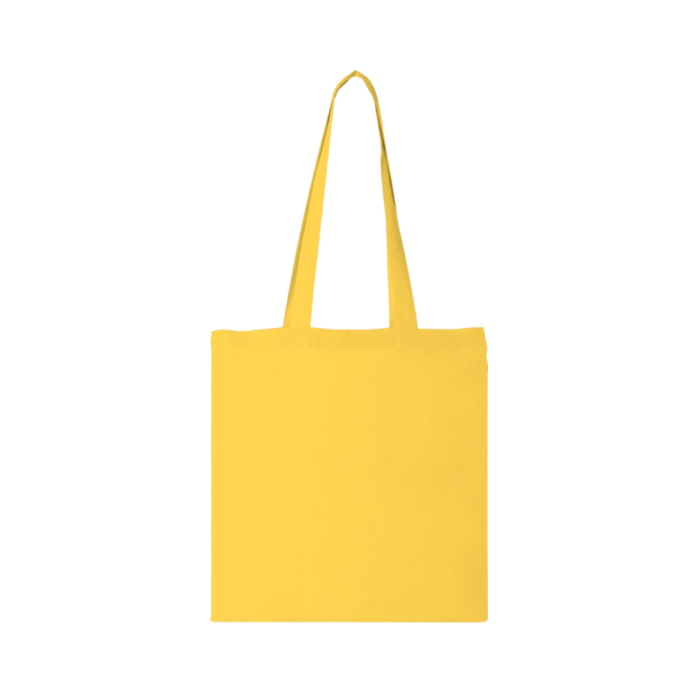Carolina 100 gsm cotton tote bag 7L yellow