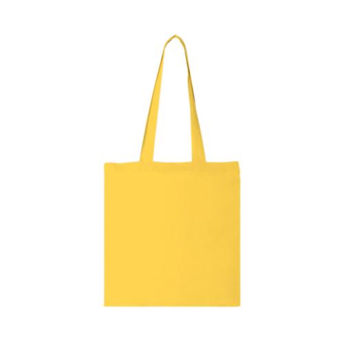 Carolina 100 gsm cotton tote bag 7L yellow