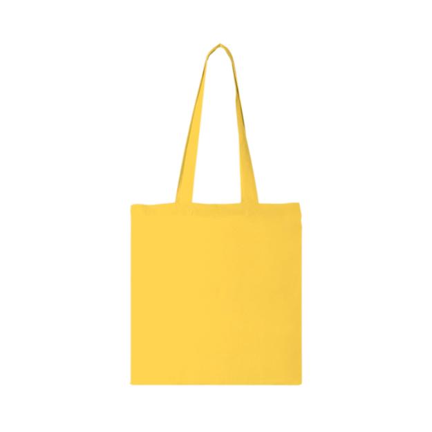 Carolina 100 gsm cotton tote bag 7L yellow
