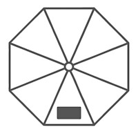 200 x 100 mm - 1 panneau