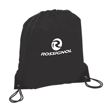 Polyester Drawstring Bag with Black Corners