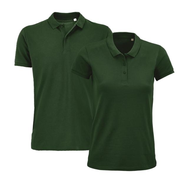 polo planet 170gsm ICON bottle green