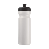 B&W sportbottletoppointbasic750ml white and black