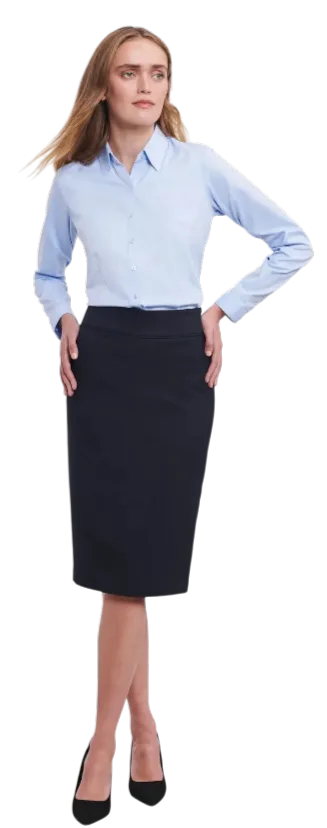 PDP - russellladieslsltailoredherringboneshirt square