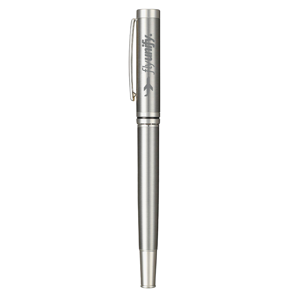 Recycled Stainless Steel Rollerball Pen