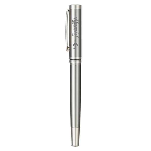 Recycled Stainless Steel Rollerball Pen