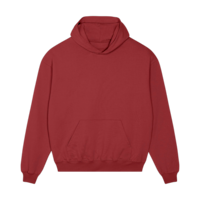 ICON - theunisexboxydryhandfeelhoodiesweatshirt red_earth