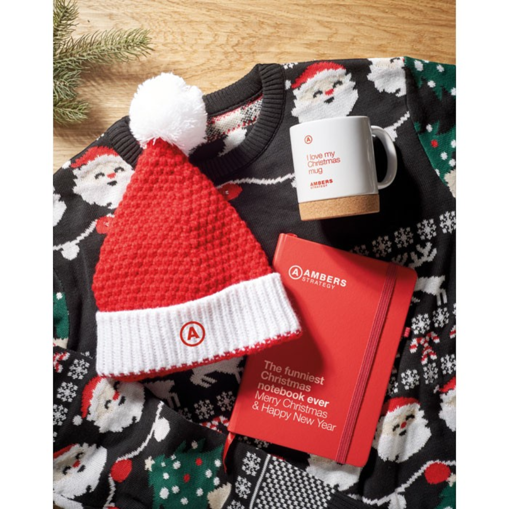 PDP - christmasknittedbeaniewithcuffandbobbleinsoftstretchableacrylic square original background