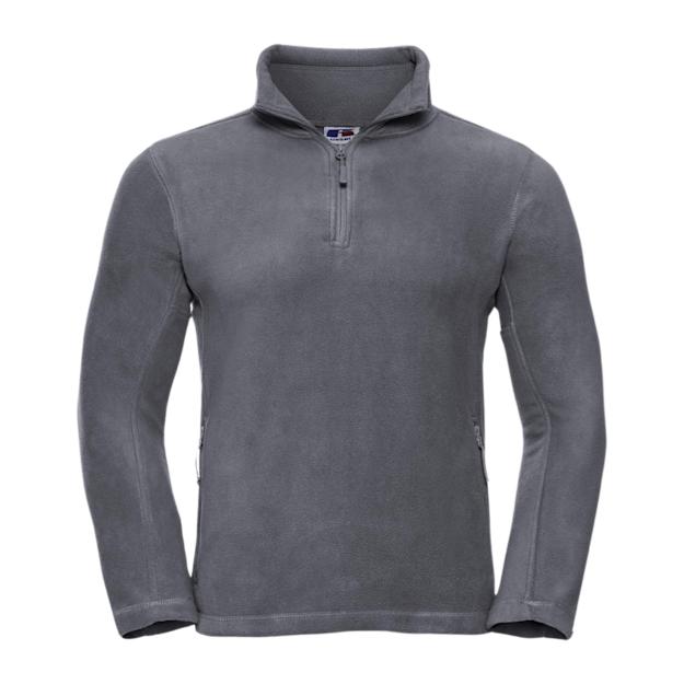 Russell Quarter Zip Outdoor Fleece gray