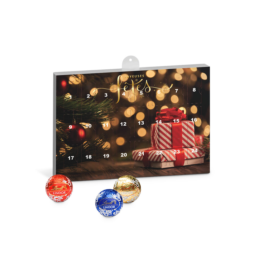 Premium Gift Advent Calendar Eco with Lindor balls PLP