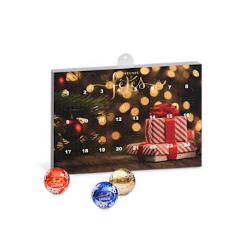 Premium Gift Advent Calendar Eco with Lindor balls PLP