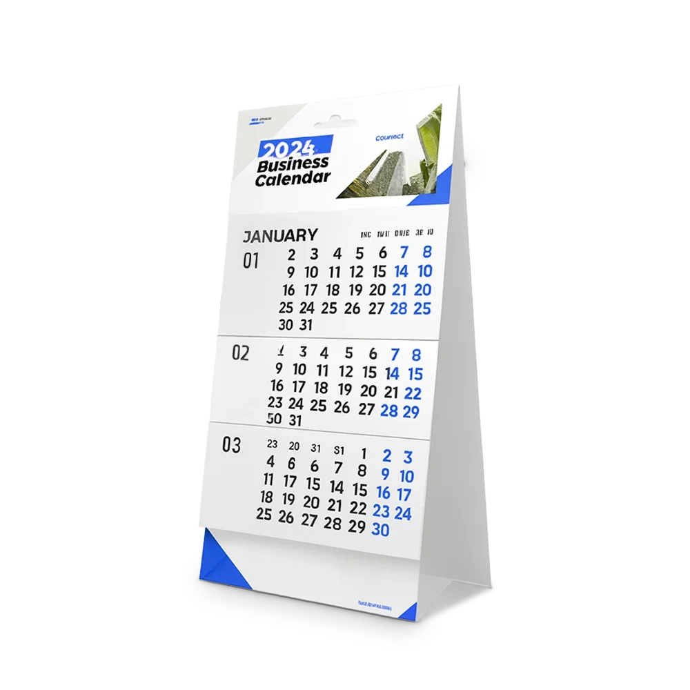 calendar 3 month desk