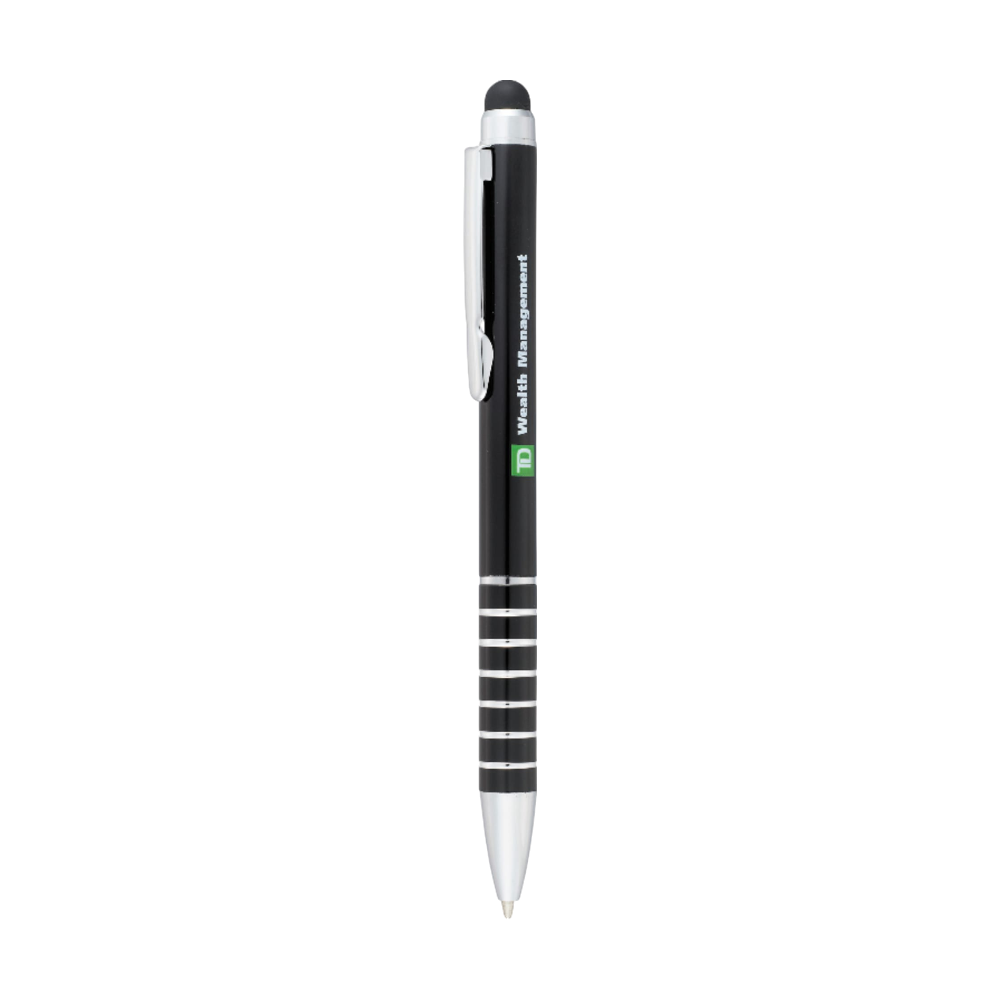 Preston Dual Ballpoint Pen With Stylus